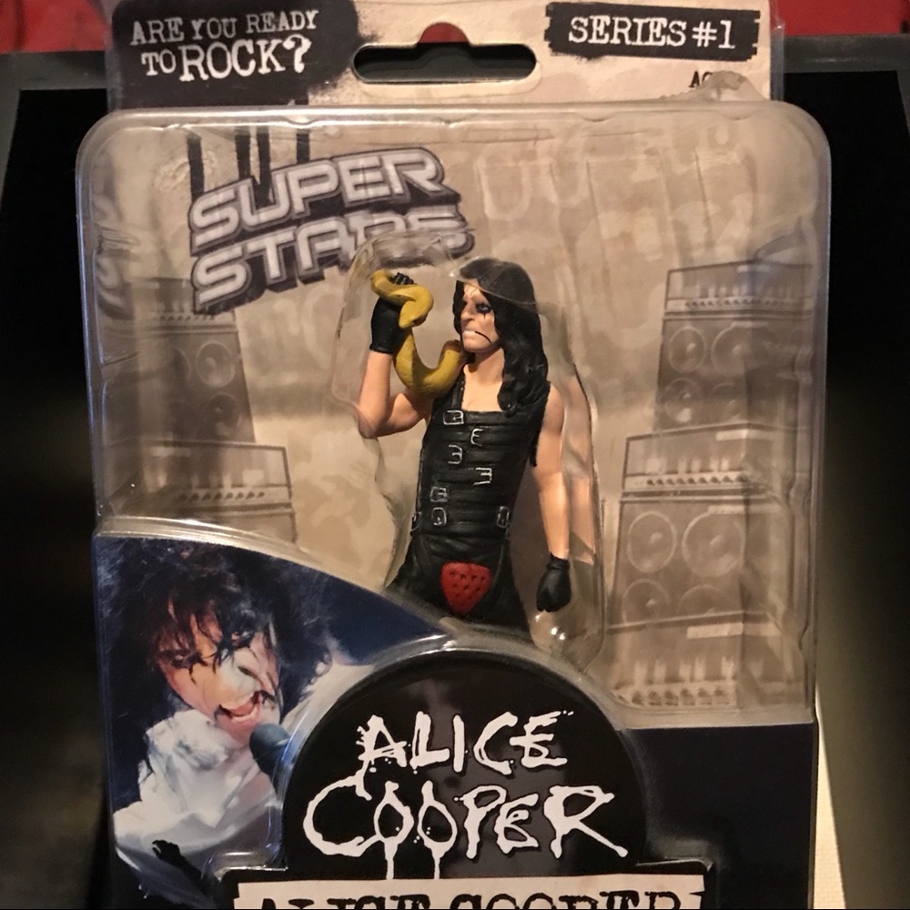 Alice Cooper collectibles.